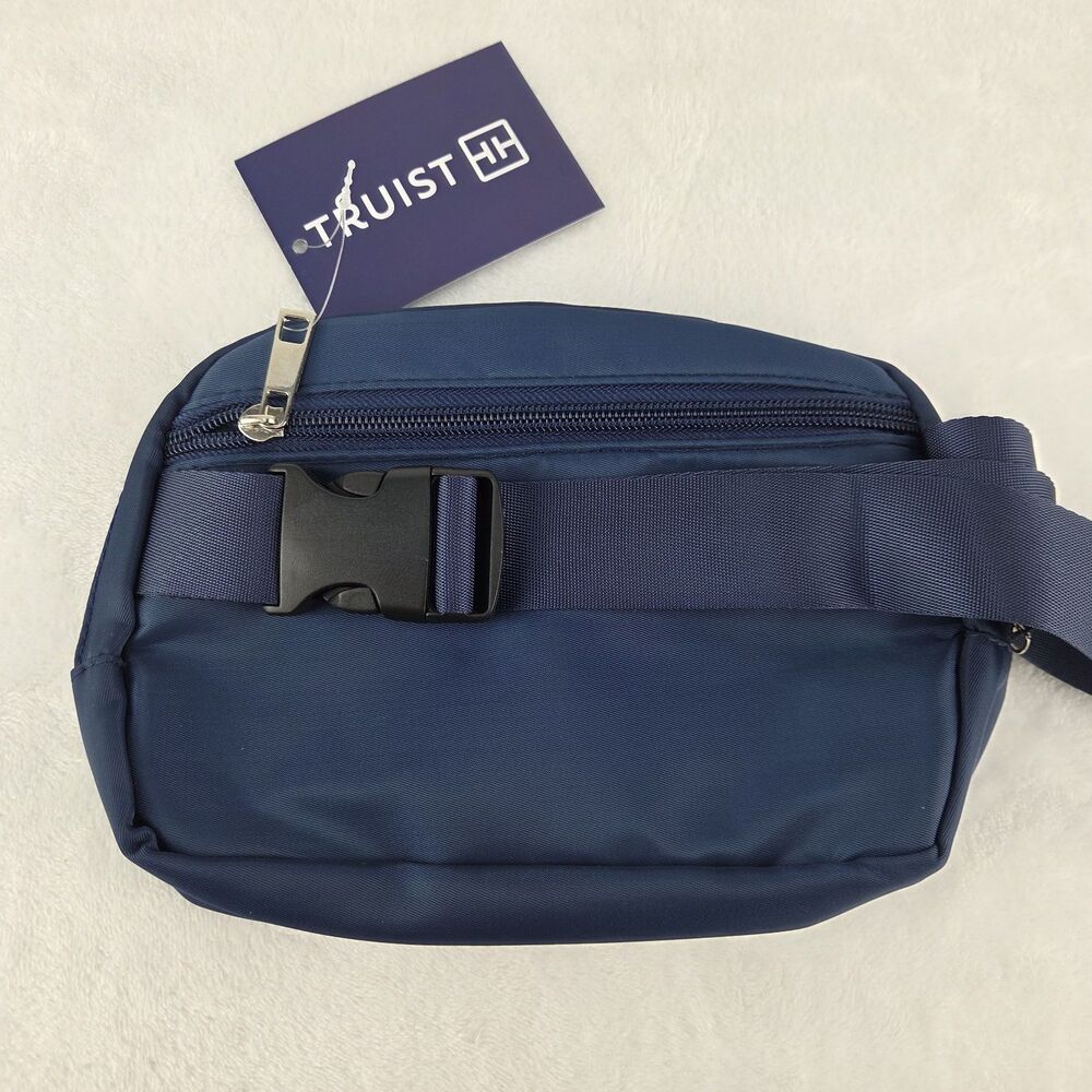 Atlanta Braves Crossbody Belt Bag Fanny Pack Navy 2 Pocket New SGA 6/17/2024 - Picture 7 of 11